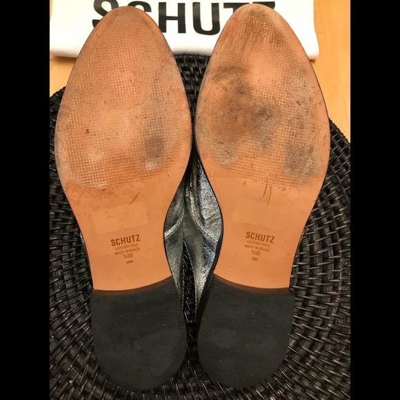 SHULTZ SILVER/PEARL Sz 10B(M) MULES - Picture 6 of 7